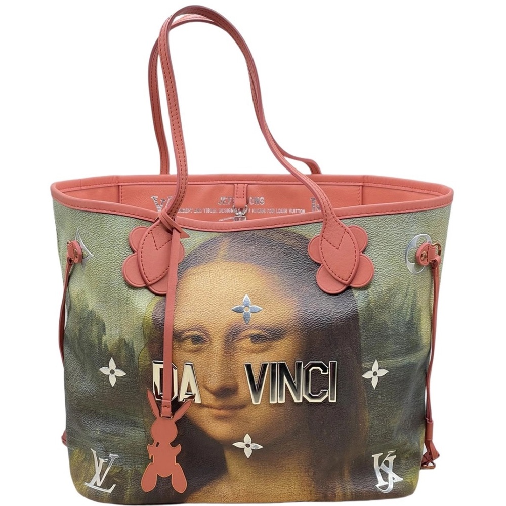 Louis Vuitton x Jeff Koons Masters Mona Lisa Da Vinci Neverfull Limited Edition